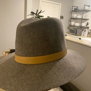 Janessa Leone wool fedora hat